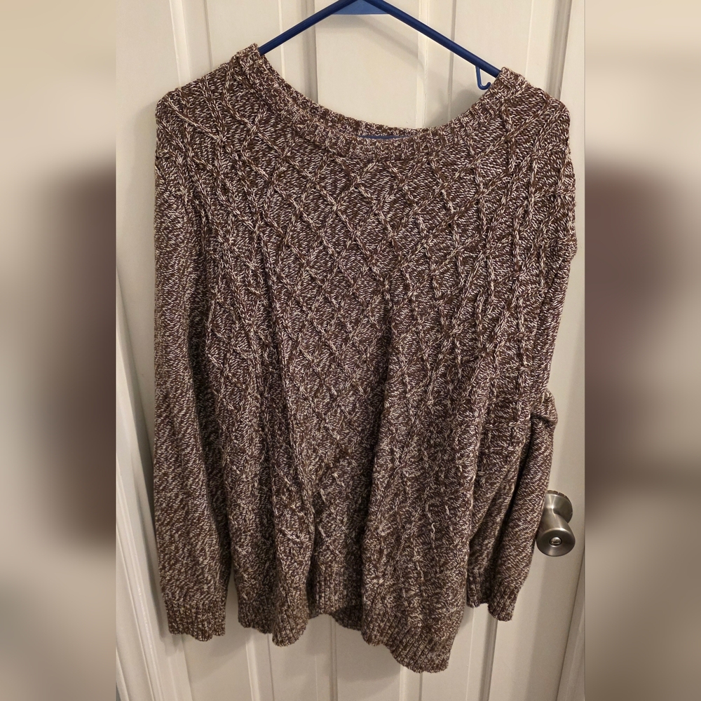 George Cozy Brown Knit Sweater
